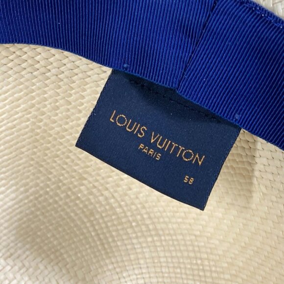 LOUIS VUITTON M76762 Monogram Watercolor Chapo-Summertime straw hat bucket hat - Picture 8 of 11